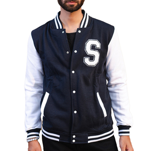 Custom Embroidery Patches Varsity <b>Jackets</b> <b>Men</b> Winter Street Wear Quilted Bomber <b>Baseball</b> Sports <b>Jacket</b> breathable 100% Polyester - Product Image 2