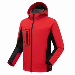 Veste de cyclisme softshell pour homme, coupe-vent, imperméable, thermique, respirante, réfléchissante, pour course à pied, randonnée, veste personnalisée OEM - Product Image 5