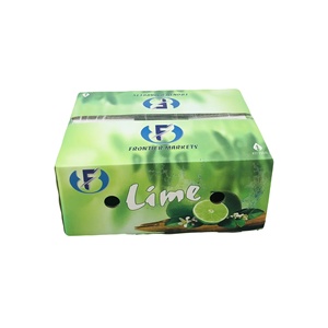 Boîte en carton d'emballage écologique et recyclable OEM avec impression de logo personnalisé pour légumes et fruits frais, fabriquée à partir de matériaux recyclés - Product Image 6