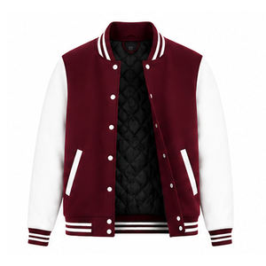 Chaqueta Varsity Personalizada con Logotipo para Hombre, Ropa Deportiva Casual, Lisa, de Buena Calidad, para Invierno - Product Image 2