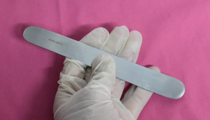 Espátula Plana Premium para Examen Oral - Herramienta de Diagnóstico Faringeo de Doble Punta, Reutilizable, de Acero Inoxidable - Product Image 6