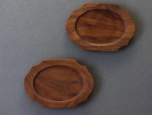 Plato de Madera de Color Natural, Forma Redonda, Diseño Elegante, Hecho a Mano, Vajilla de Cocina, Plato de Madera - Product Image 6