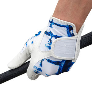 Gants de golf en cuir Cabretta pour hommes, personnalisés OEM, avec fermeture auto-agrippante, haute performance, résistants à la transpiration, pour les sports de plein air - Product Image 2