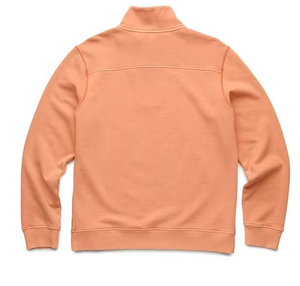 Sweat-shirt à capuche pour homme en molleton 100% coton, style demi-zip, vente en gros - Product Image 2