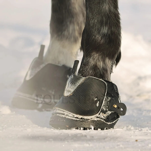 Botas para Cascos de Caballo, Botas de Protección Ecuestres Personalizadas para Entrenamiento de Equitación y Uso al Aire Libre - Product Image 4