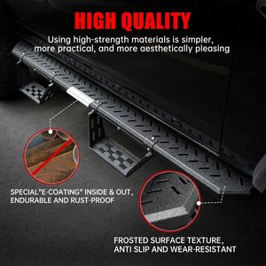 Pedane Laterali per Ford Bronco 4 Porte 2021-2024, Supporti per Gancio Traino, Non Compatibili con Modello Sport - Product Image 3