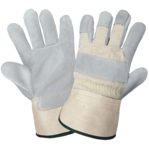Gants de sécurité industriels en cuir de vachette pleine fleur, résistants, ignifuges, anti-choc, avec doublure en coton pour le jardinage et usage personnel - Product Image 1