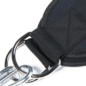 Ceinture de musculation unisexe en néoprène avec protection pour les paumes, boucle à chaîne en acier robuste, respirante et réglable, équipement de fitness - Product Image 5