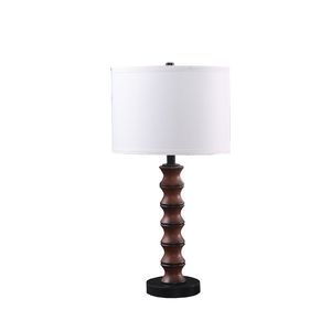 Lampe de table moderne en bois de style littoral de 27,5 pouces - Product Image 1