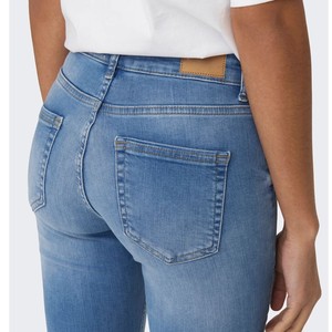 Jeans à jambes larges pour femmes, taille haute, coupe ample, en denim, style moderne streetwear, fournisseur en gros, confortables, en coton, décontractés - Product Image 5