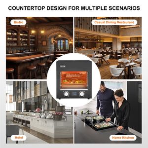 Parrilla Eléctrica Infrarroja sin Humo de 1800W, Acero Inoxidable, 1450 Fahrenheit, Asador de 6 Niveles Ajustables - Product Image 6