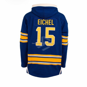 Hockey Team Ice Hockey Jersey <b>Hoodie</b> <b>Short</b> <b>Sleeve</b> Unisex Polyester Blank Customizable Wholesale - Product Image 6