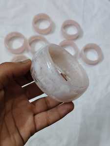 Artistic Eco Friendly Hand Modeled <b>Epoxy</b> <b>Resin</b> Bangles Customized Shape <b>Black</b> White Pattern Fashion Home Decoration Craft - Product Image 3