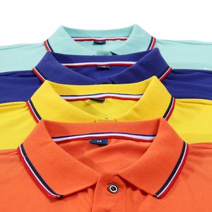 Camiseta Polo OEM con logotipo personalizado para hombre, camisetas Polo para hombre, 100% algodón, manga corta, antiarrugas - Product Image 2