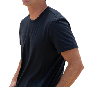 T-shirt pour homme en coton 100% brodé de qualité supérieure, 230g, couleur marine, confortable, décontracté, streetwear, tee-shirt doux et respirant - Product Image 6