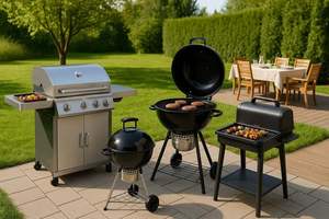 Proveedor de Barbacoas de Carbón de Vietnam, Parrilla de Hierro y Acero Moderna, Portátil, Resistente al Calor, 1 Juego por Caja - Product Image 6