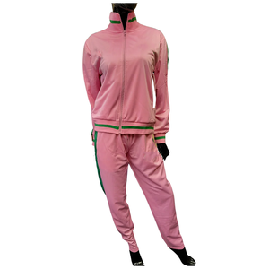 Conjunto Deportivo Casual de Invierno para Mujer, Marca AKA, Diseño Sólido, Calidad Premium, Ropa Griega, Cómodo, Forro Polar, Envío Rápido - Product Image 1