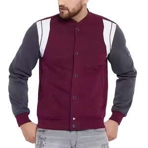 Custom Team Logo Varsity <b>Jacket</b> With <b>Leather</b> Sleeves And Wool Body Premium Chenille Patch Embroidered Letterman <b>Jacket</b> For Clubs - Product Image 1