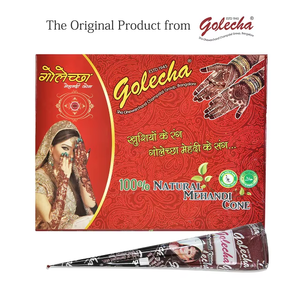 Cono de Henna 100% Natural Listo para Usar, Pasta de Flujo Suave para Diseños de Manos en Bodas y Festivales - Product Image 1