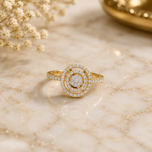 Anillos de Moda Personalizados de Oro de 14K con Diamantes Naturales, Joyería Fina de Lujo, Estilo Hip Hop, para Boda, Compromiso, Aniversario, para Niños - Product Image 1