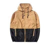 Blouson bomber fin camouflage formel 100 % polyester enduit, coupe printemps, demi-zip, coupe-vent avec logo personnalisé pour unisexe