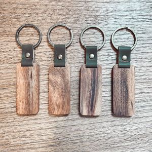 Personal <b>Key</b> <b>Ring</b> Natural Wood Party Favors Keychain Lanyard for <b>Bag</b> Pendant - Product Image 4