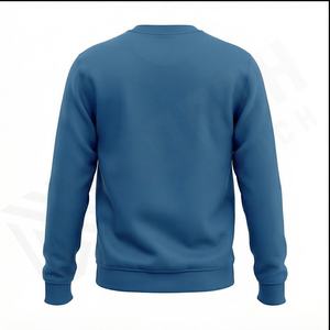 Sweat-shirt à capuche pour homme en molleton de coton mélangé de qualité, coupe classique, col rond, logo personnalisé OEM, neuf - Product Image 3
