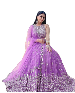 Nuevos conjuntos elegantes de 3 piezas de Lehenga Choli y Dupatta para mujer, precio competitivo, servicio OEM, vestidos de fiesta, ropa de boutique para damas - Product Image 6