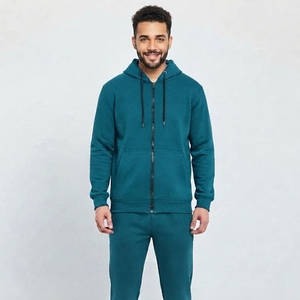 Conjunto Deportivo Ligero de 2 Piezas para Hombre, Transpirable, 100% Algodón, Ropa Deportiva Profesional, Chaqueta y Pantalón Deportivos Personalizados para Correr - Product Image 1