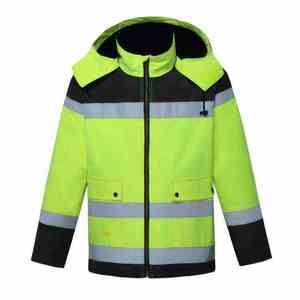 Custom Logo <b>High</b> <b>Visibility</b> <b>Softshell</b> Safety <b>Jacket</b> Lined Waterproof Reflective CE Certified Men's - Product Image 6