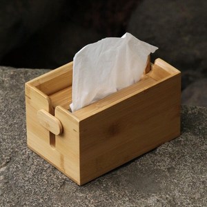 กล่องใส่กระดาษทิชชูไม้สุดหรูสำหรับตกแต่งบ้าน - Product Image 1
