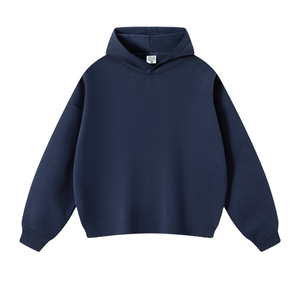 Custom <b>Mens</b> Streetwear Hoodie Bulk Heavyweight Blank Oversized <b>Pullover</b> Hooded Sweatshirt Wholesale Apparel Supplier Manufacture - Product Image 4