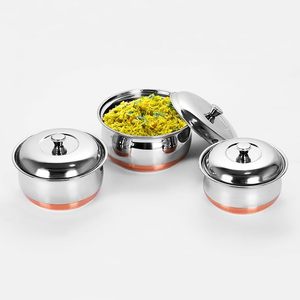 Cacerolas Modernas de Acero Inoxidable con Tapa de Vidrio Templado, Exterior Antiadherente, Aptas para Lavavajillas, 24 cm de Diámetro, Duraderas, Elegantes y Seguras para Alimentos - Product Image 5