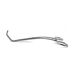 คีมจับแผ่นปิดแผลจมูก Tilley แบบปลายโค้งรูปทรงดาบปลายปืน ทำจากเหล็กกล้าไร้สนิม อุปกรณ์ผ่าตัดหู คอ จมูก สำหรับการถอดแผ่นปิดแผลทางคลินิก - Product Image 3