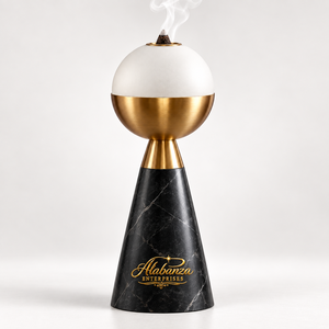 ALABANZA ENTERPRISES Brûleur à Bakhoor en Bois Haut de Gamme Modèle ABBB122 avec Encens Indien Écologique Mabkhara Oud Arabe Moderne - Product Image 4