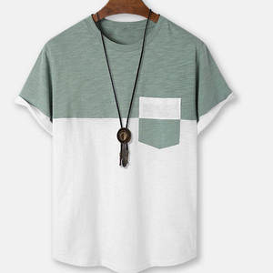 เสื้อยืดคอกลมแขนสั้นผู้ชายสไตล์ลำลอง ผ้าฝ้าย น้ำหนักเบา สำหรับฤดูร้อน ขายส่งจำนวนมาก - Product Image 5