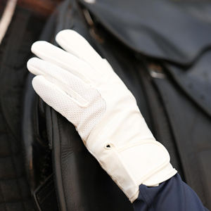 Guantes de Equitación Cómodos y Ligeros, Antideslizantes, Transpirables, de Material PU, con Agarre Fuerte para Ciclismo - Product Image 5