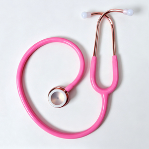 Estetoscopio Acústico de Doble Cabeza Rosa, Manual, para Examen Médico Físico, Uso en Adultos - Product Image 2