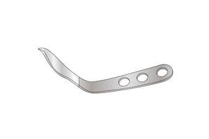 เครื่องมือผ่าตัดกระดูกแบบแมนนวล Hohmann Bone Elevator ทำจากสแตนเลสสตีล สำหรับการผ่าตัดกระดูก ทนทาน คุณภาพสูง - Product Image 3