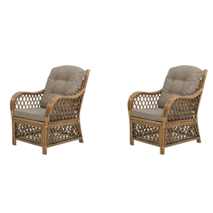 Vente chaude Fauteuil Américain En Rotin Fabriqué À La Main Meubles De Maison Style Confort Loisirs Chaise De Vie Avec Coussin Doux - Product Image 2