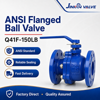 Vanne à boisseau sphérique à bride ANSI Q41F en fonte ductile, à levier manuel, à passage plein, type flottant, 150LB, pour eau, huile et gaz, OEM/ODM d'usine
