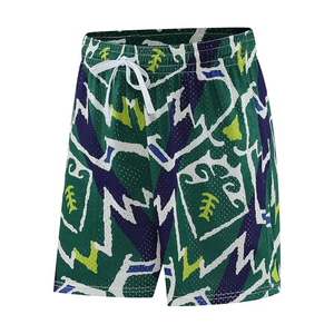 Trajes de Baño para Hombre, Estampado Floral, de Secado Rápido, Cintura Elástica, Tejido de Poliéster - Product Image 5