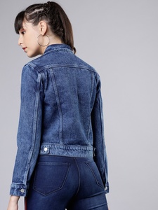 Chaqueta Vaquera Negra para Mujer, Clásica, Informal, Moderna, para Uso Diario, Proveedor de Fábrica al por Mayor, Chaqueta Vaquera de Alta Calidad - Product Image 2