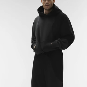 Sweat-shirts à capuche oversize pour hommes, style streetwear hip-hop, mode, logo brodé personnalisé, sweats à capuche personnalisés pour hommes - Product Image 1