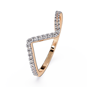แหวนเพชรทรงกลมมินิมอลคลาสสิกสำหรับผู้หญิง ทองคำแท้ 14k เหมาะสำหรับเป็นของขวัญ งานหมั้น วันครบรอบแต่งงาน - Product Image 6