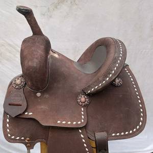 Selle de cheval western en cuir véritable de qualité supérieure 2026, 100 % cuir de buffle, avec arceau en bois pour une équitation confortable et durable - Product Image 5