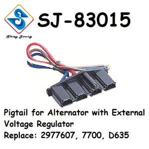 ชุดประกอบขั้วต่อสายไฟสำหรับเครื่องกำเนิดไฟฟ้ากระแสสลับแบบ 4 ขา พร้อมตัวควบคุมแรงดันไฟฟ้าภายนอก - Product Image 2