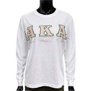 T-shirt blanc à manches longues pour femme, imprimé graphique décontracté, haut tendance streetwear en coton, vêtements élégants pour femmes, vente en gros - Product Image 1