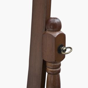 Espejo de pie clásico decorativo de madera, espejo ovalado de cuerpo entero ajustable de madera maciza - Product Image 3