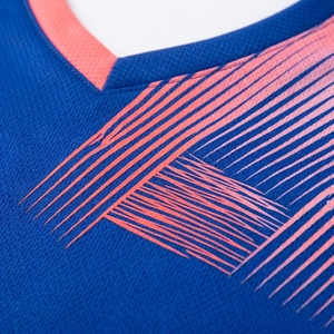 Wholesale STAR SPEED Custom Logo OEM Private Label Eco-Friendly 100% Polyester <b>Mesh</b> <b>Short</b> Sleeve Moisture Wicking Tennis Uniform - Product Image 6